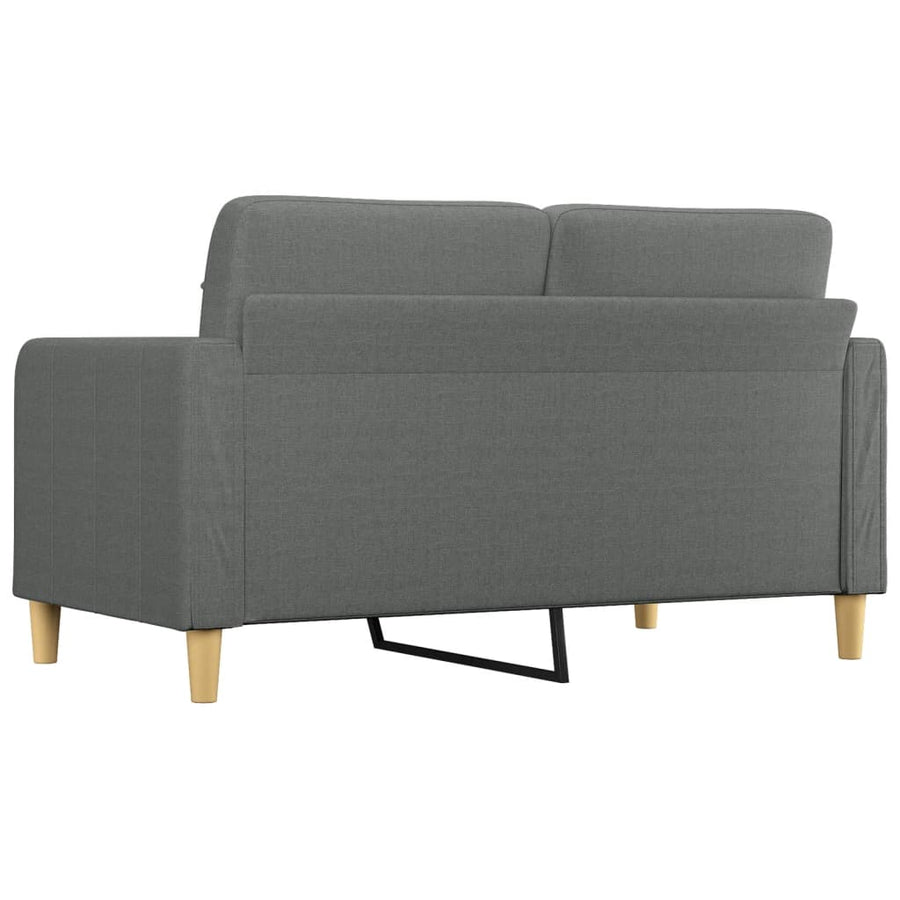 Tweezitsbank Stof 140 cm Donkergrijs