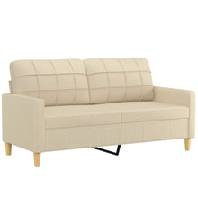 Tweezitsbank Stof Kleurig 140 cm Crème