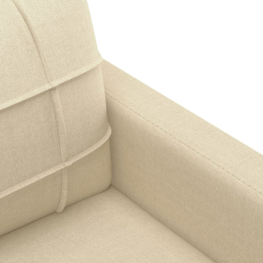 Tweezitsbank Stof Kleurig 140 cm Crème