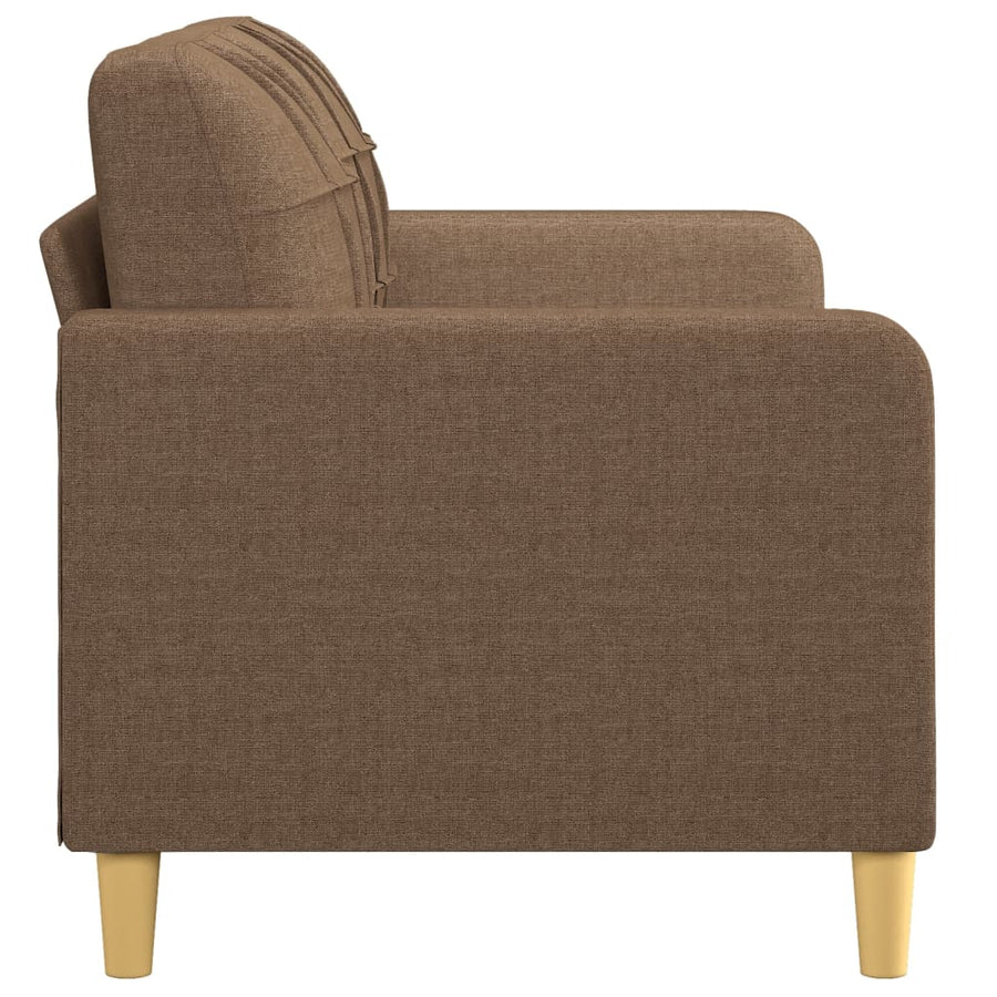 Tweezitsbank Stof 140 cm Bruin