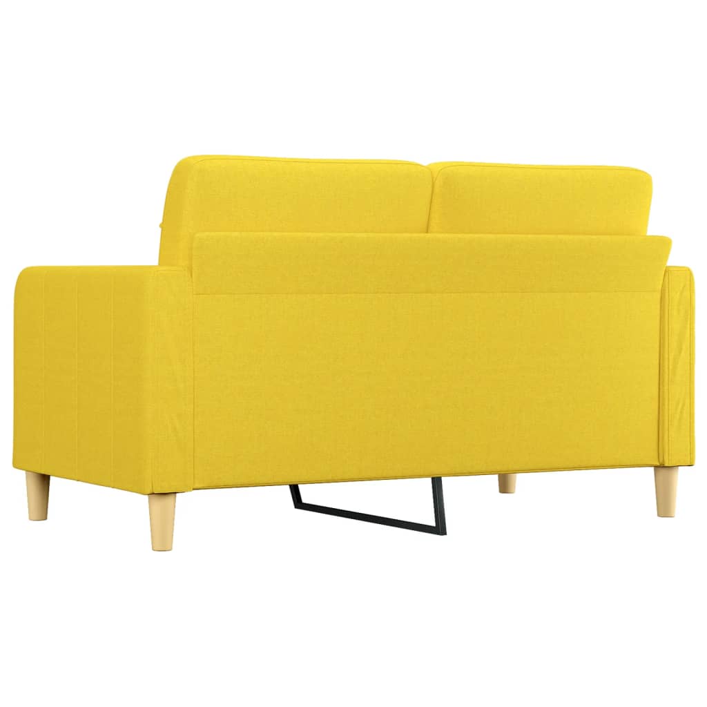 Tweezitsbank Stof 140 cm Lichtgeel