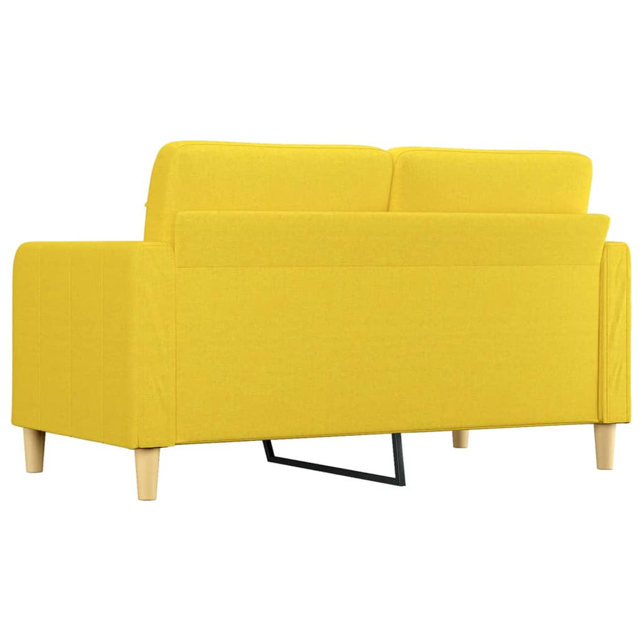 Tweezitsbank Stof 140 cm Lichtgeel