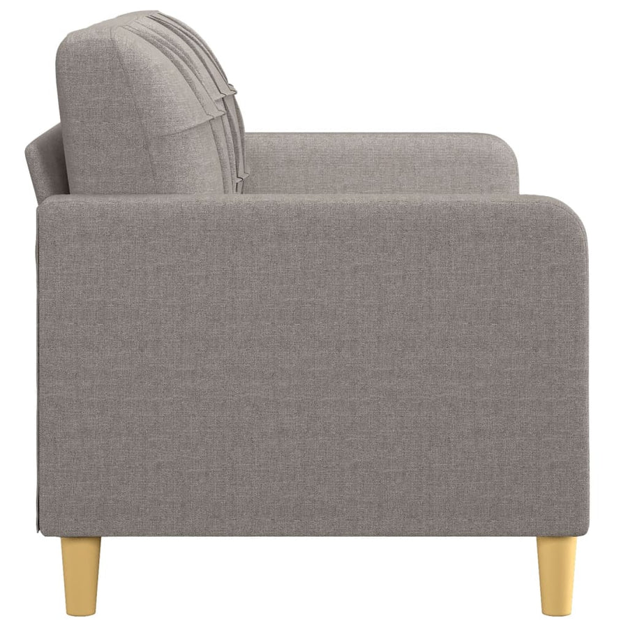 Tweezitsbank Stof 140 cm Taupe
