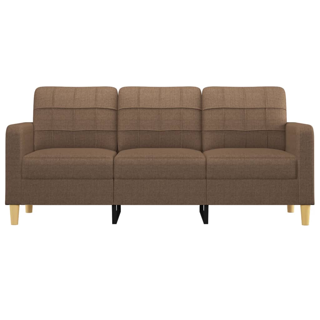Driezitsbank Stof 180 cm Bruin