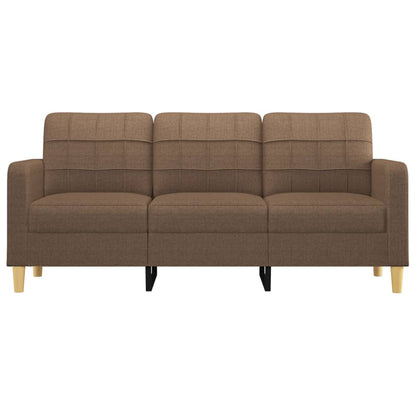 Driezitsbank Stof 180 cm Bruin
