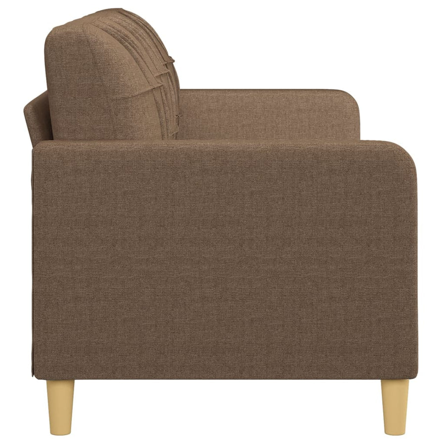Driezitsbank Stof 180 cm Bruin