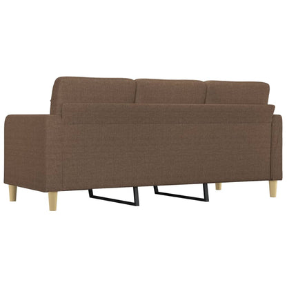 Driezitsbank Stof 180 cm Bruin