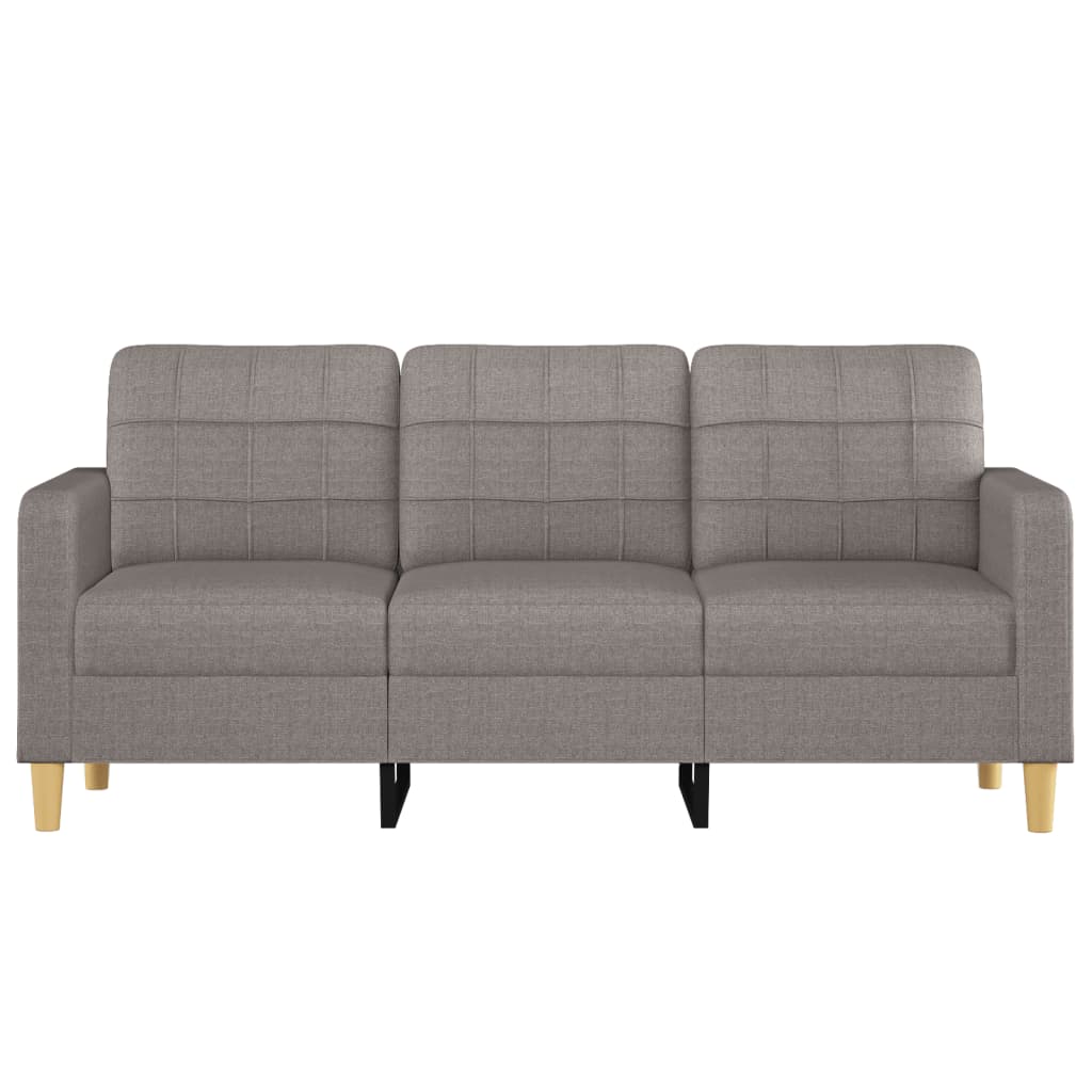 Driezitsbank Stof 180 cm Taupe