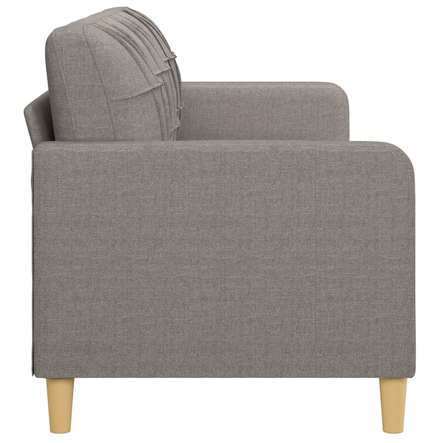 Driezitsbank Stof 180 cm Taupe