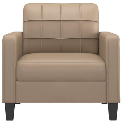 Fauteuil Kunstleer Kleurig 60 cm Cappuccino