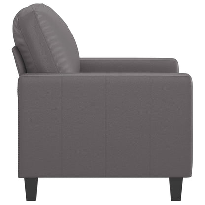 Fauteuil Kunstleer 60 cm Grijs