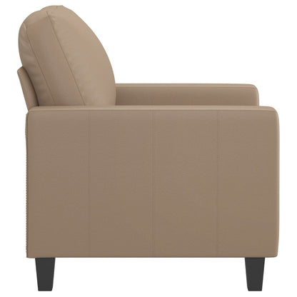Fauteuil Kunstleer Kleurig 60 cm Cappuccino