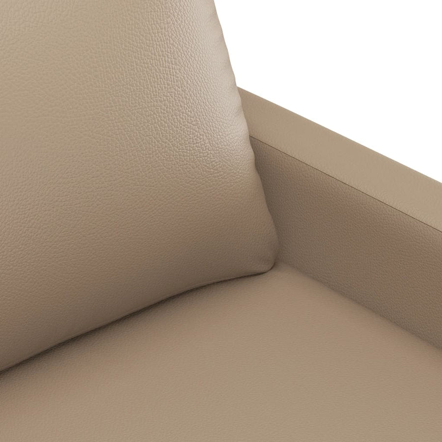 Fauteuil Kunstleer Kleurig 60 cm Cappuccino