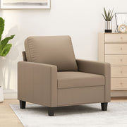Fauteuil 60 cm kunstleer cappuccino