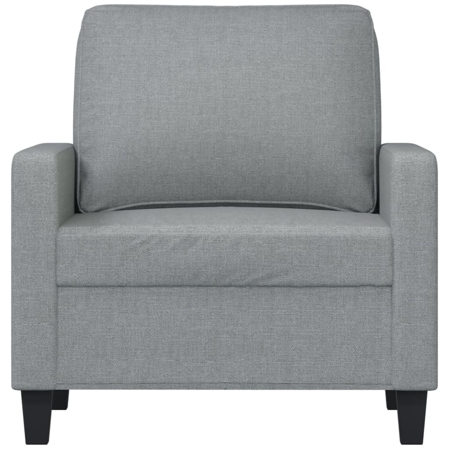 Fauteuil Stof 60 cm Lichtgrijs