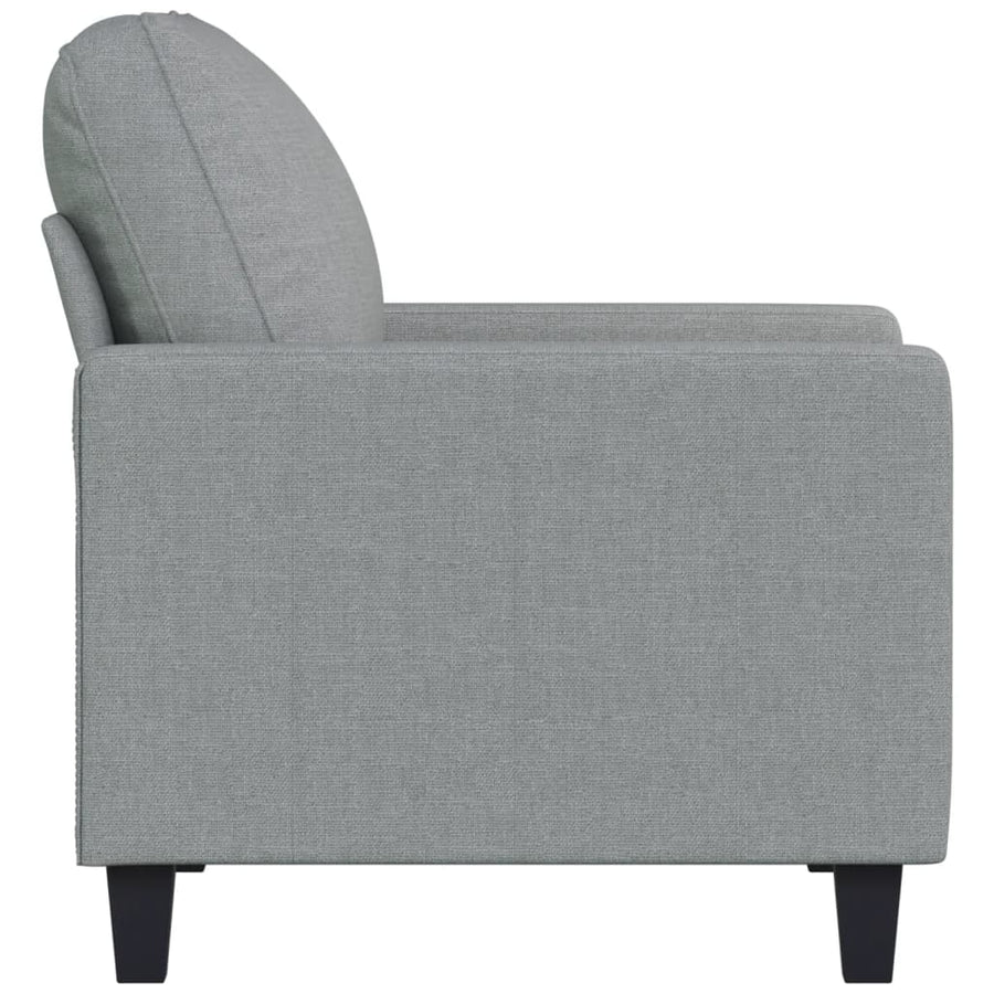 Fauteuil Stof 60 cm Lichtgrijs