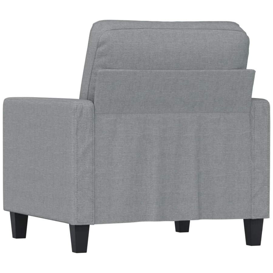 Fauteuil Stof 60 cm Lichtgrijs