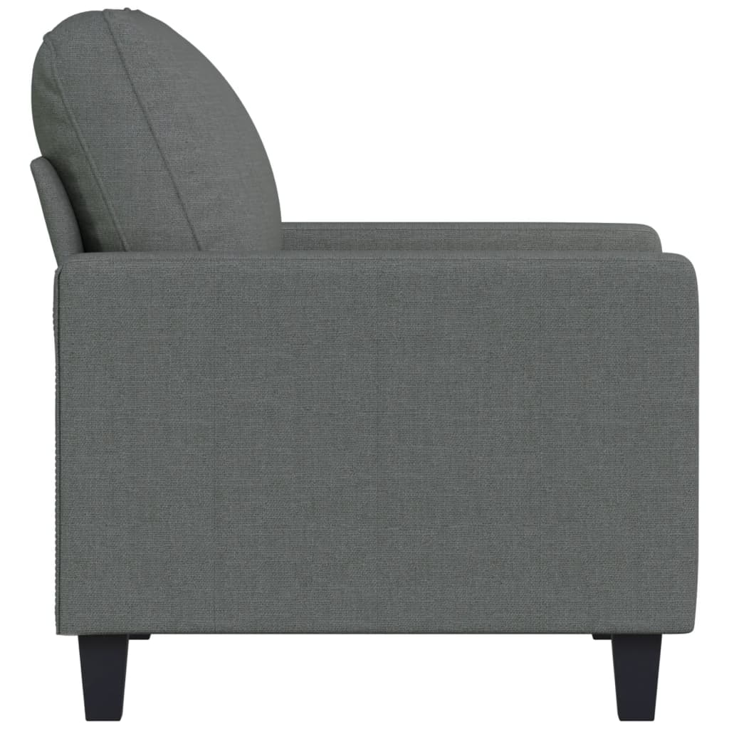 Fauteuil Stof 60 cm Donkergrijs