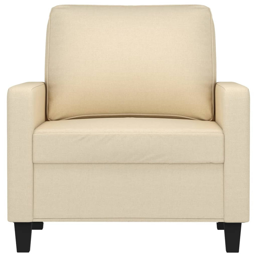 Fauteuil Stof Kleurig 60 cm Crème