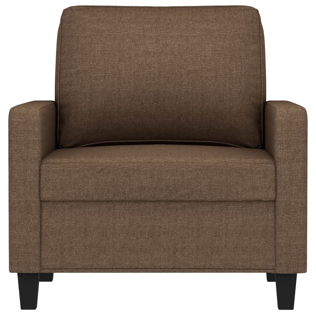 Fauteuil Stof 60 cm Bruin