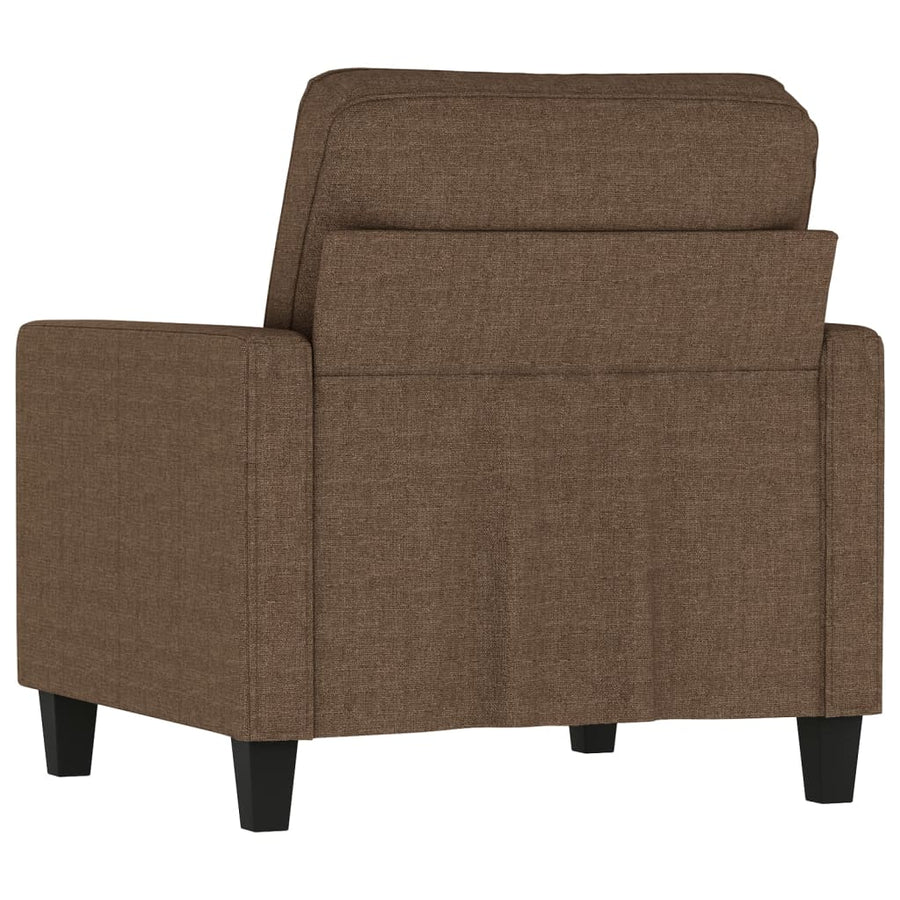 Fauteuil Stof 60 cm Bruin