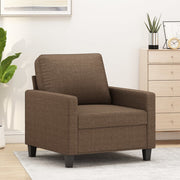 Fauteuil 60 cm stof bruin 78x77x80 cm