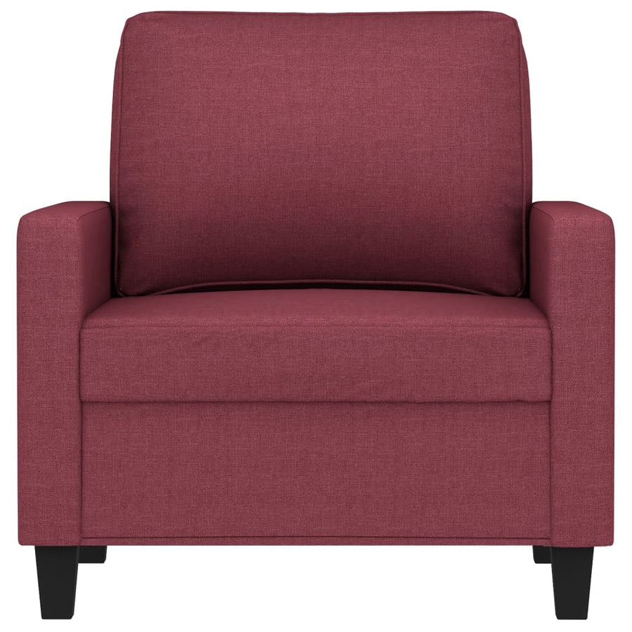 Fauteuil Stof 60 cm Wijnrood
