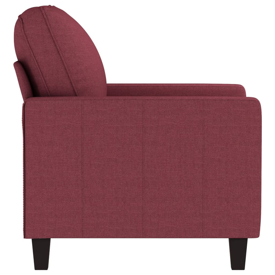 Fauteuil Stof 60 cm Wijnrood
