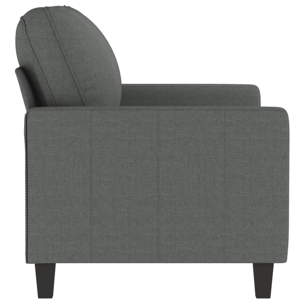 Tweezitsbank Stof 120 cm Donkergrijs
