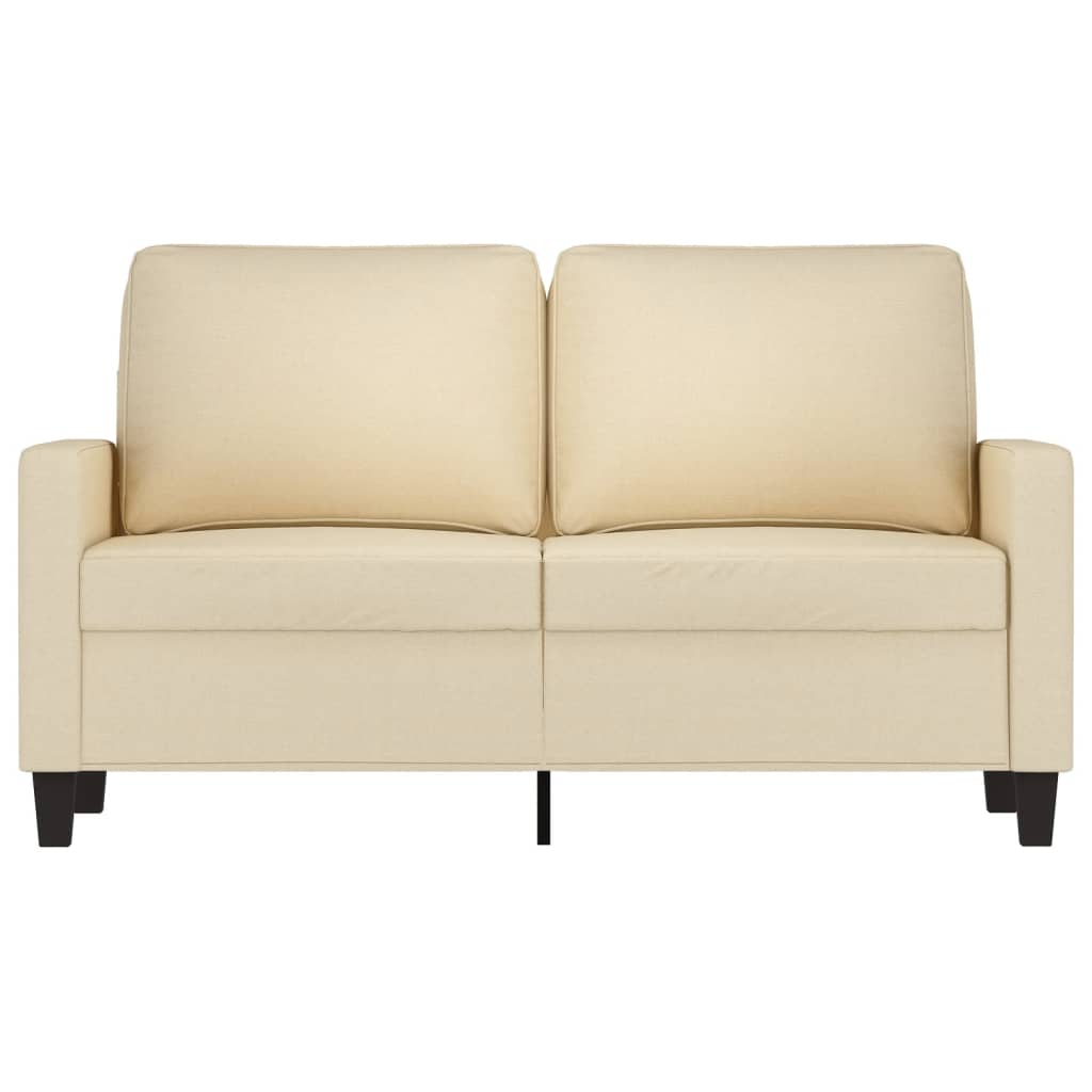 Tweezitsbank Stof Kleurig 120 cm Crème