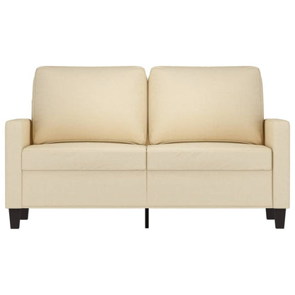 Tweezitsbank Stof Kleurig 120 cm Crème