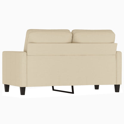 Tweezitsbank Stof Kleurig 120 cm Crème