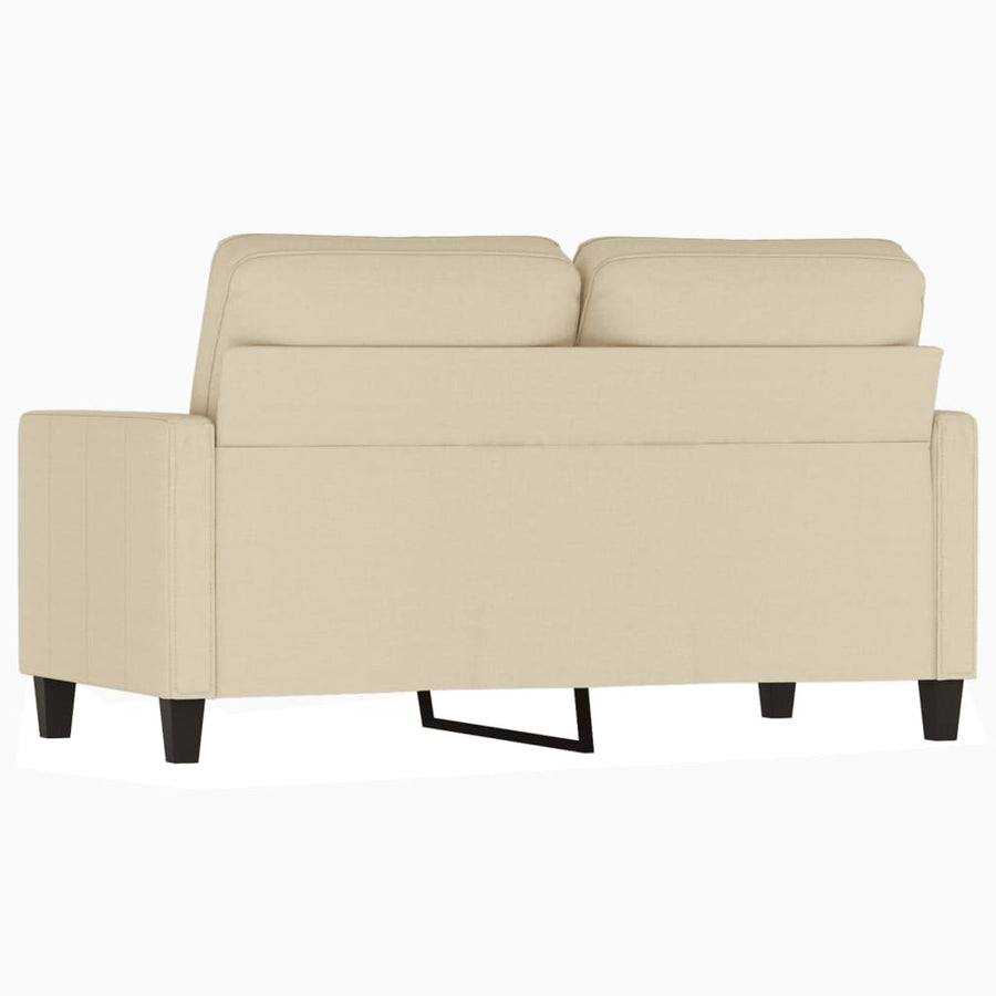 Tweezitsbank Stof Kleurig 120 cm Crème