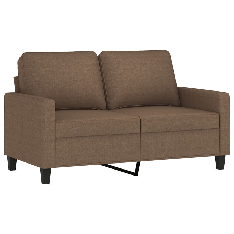 Tweezitsbank Stof 120 cm Bruin