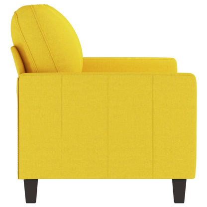 Tweezitsbank Stof 120 cm Lichtgeel