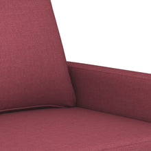 Tweezitsbank Stof 120 cm Wijnrood