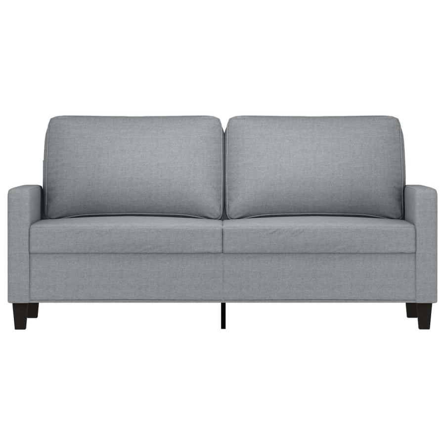 Tweezitsbank Stof 140 cm Lichtgrijs
