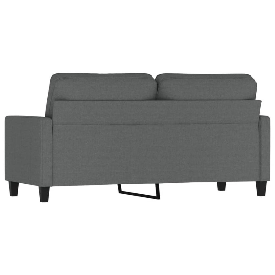 Tweezitsbank Stof 140 cm Donkergrijs