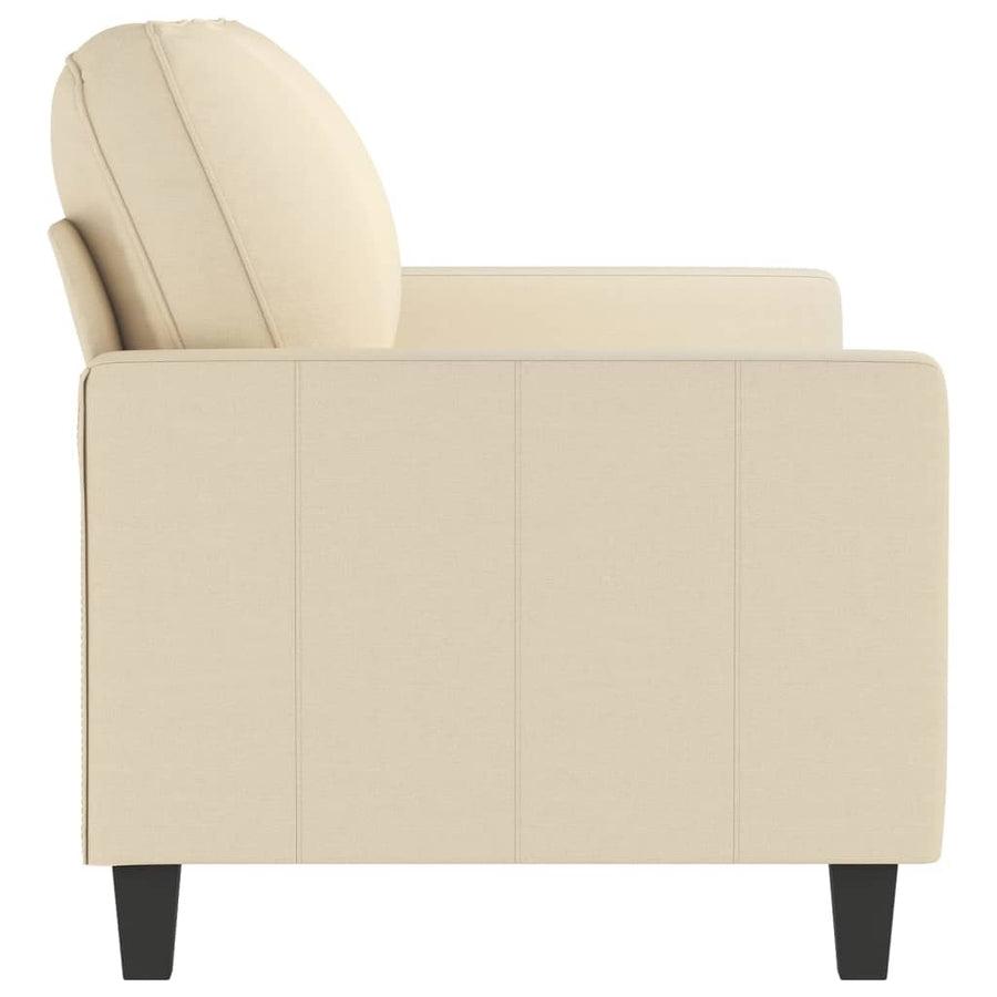 Tweezitsbank Stof Kleurig 140 cm Crème
