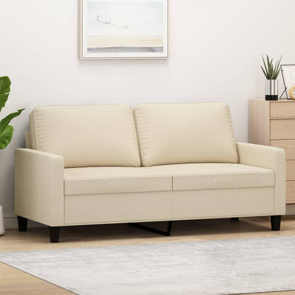 Tweezitsbank Stof Kleurig 140 cm Crème