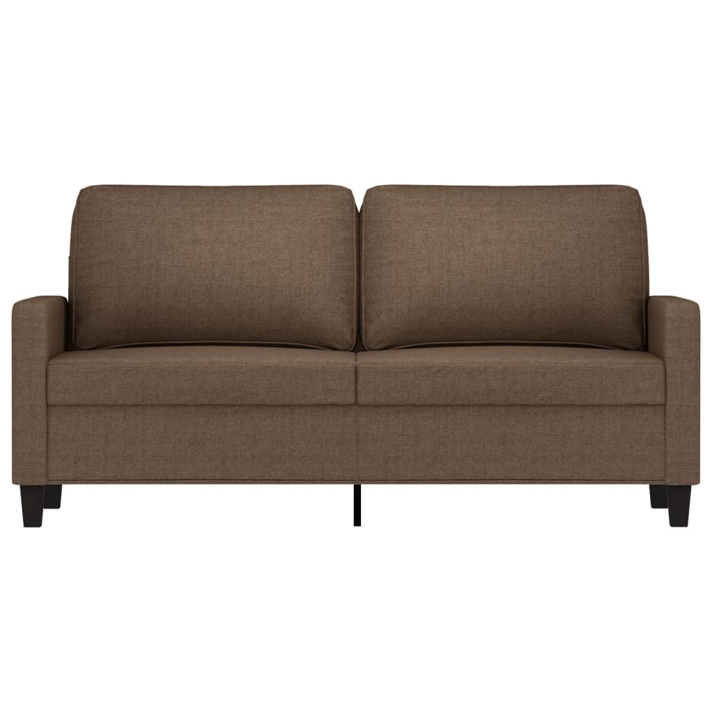 Tweezitsbank Stof 140 cm Bruin