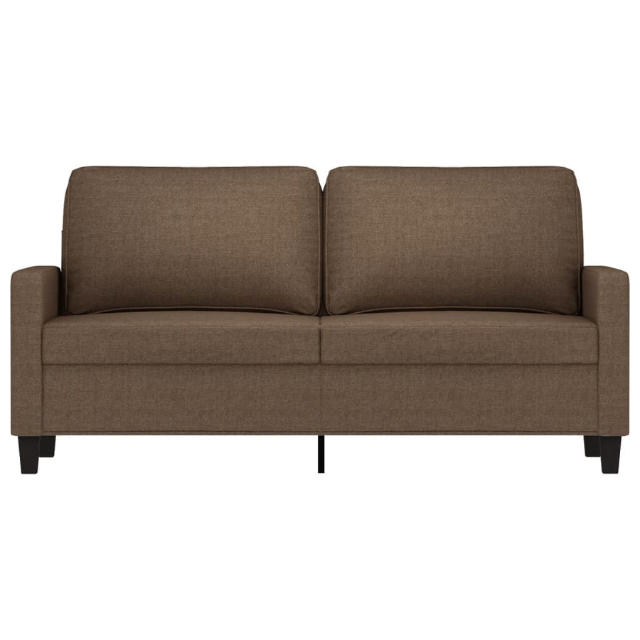 Tweezitsbank Stof 140 cm Bruin