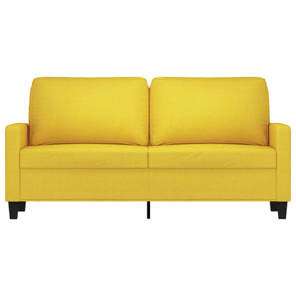 Tweezitsbank Stof 140 cm Lichtgeel