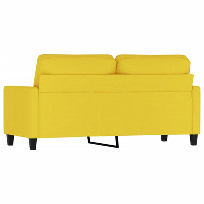Tweezitsbank Stof 140 cm Lichtgeel