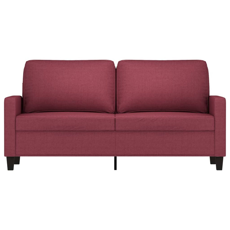 Tweezitsbank Stof 140 cm Wijnrood