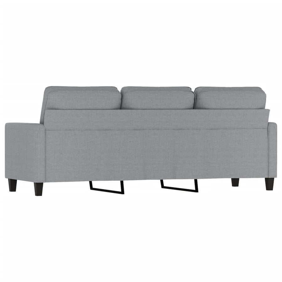 Driezitsbank Stof 180 cm Lichtgrijs