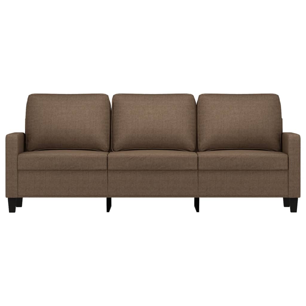 Driezitsbank Stof 180 cm Bruin
