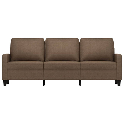 Driezitsbank Stof 180 cm Bruin