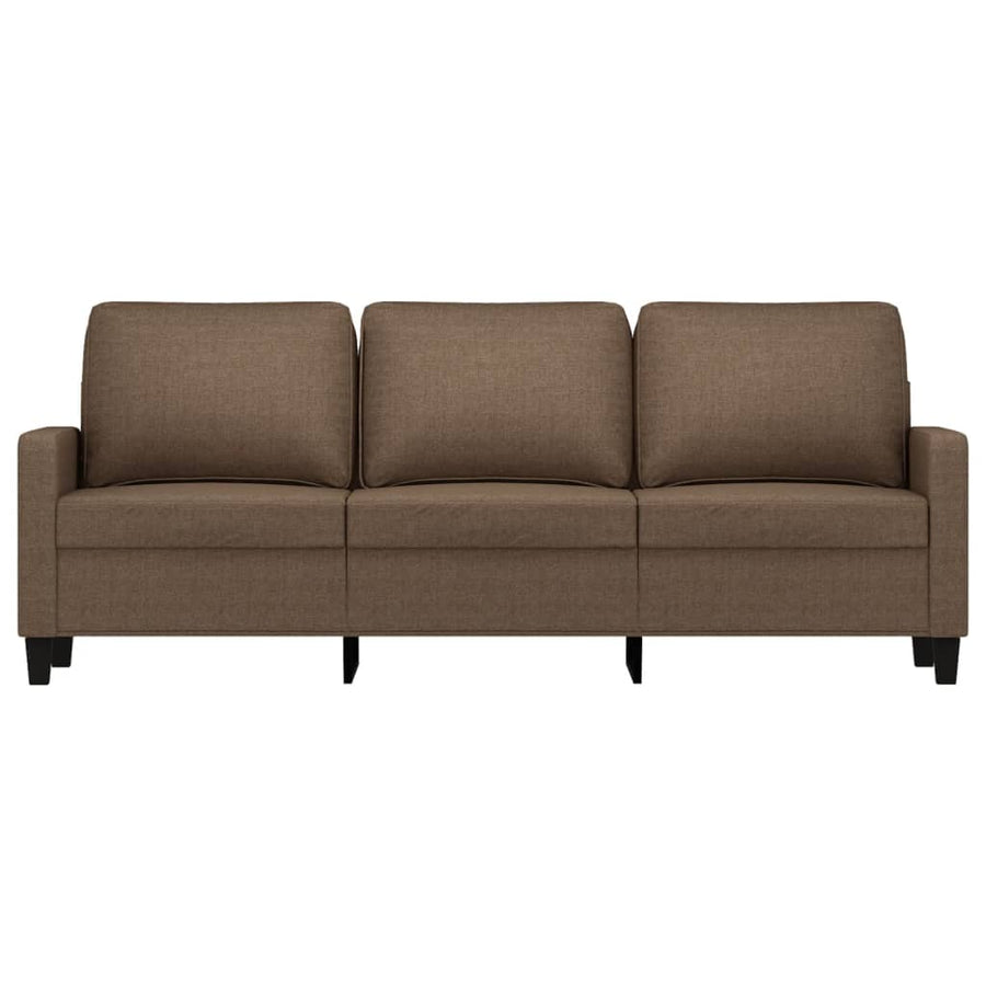 Driezitsbank Stof 180 cm Bruin