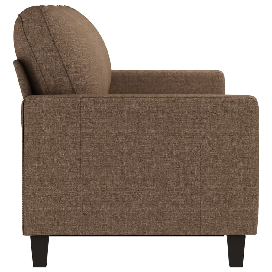 Driezitsbank Stof 180 cm Bruin